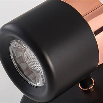 Modern Minimalist Cylindrical Spotlight Adjustable Mini LED Wall Sconce Lamp For Bedroom