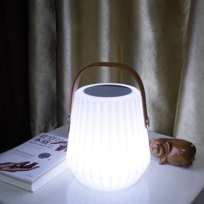 Modern Portable Wireless Remote Control Bluetooth Audio USB Rechargeable LED Night Light