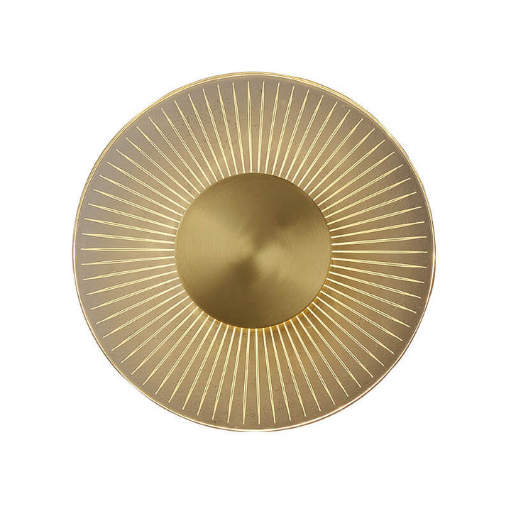 Diseño de Línea Redonda de Cobre Completo Industrial Lámpara Aplique de Pared LED 
