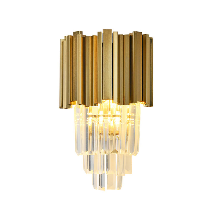 Lámpara de pared de cristal de lujo nórdico de 1 luz 
