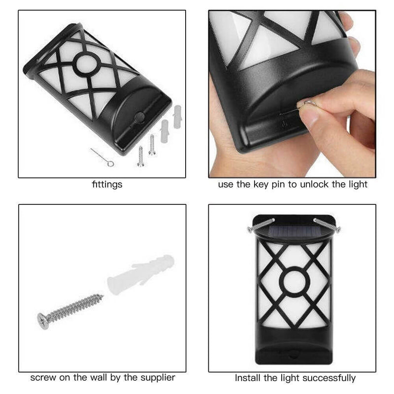 Lampe murale à détecteur LED d&