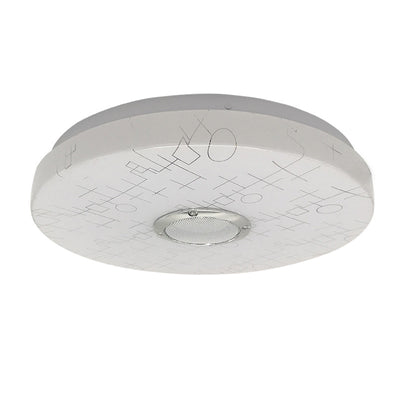 Modern Simple Intelligent Control Round LED Flush Mount Ceiling Light