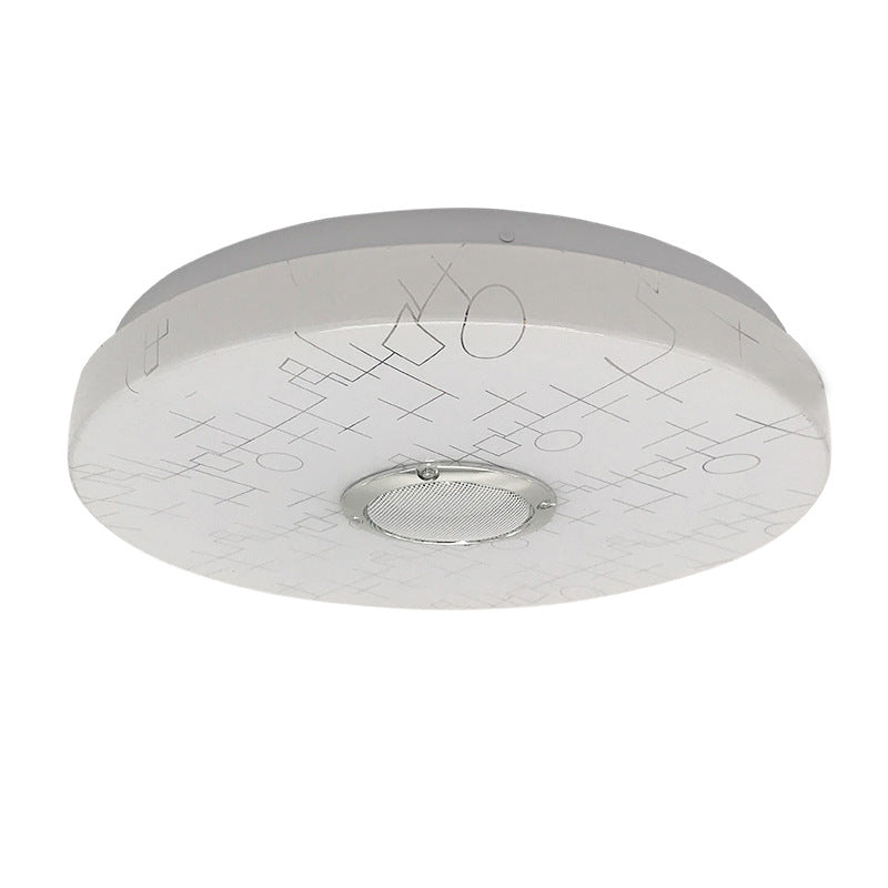 Modern Simple Intelligent Control Round LED Flush Mount Ceiling Light