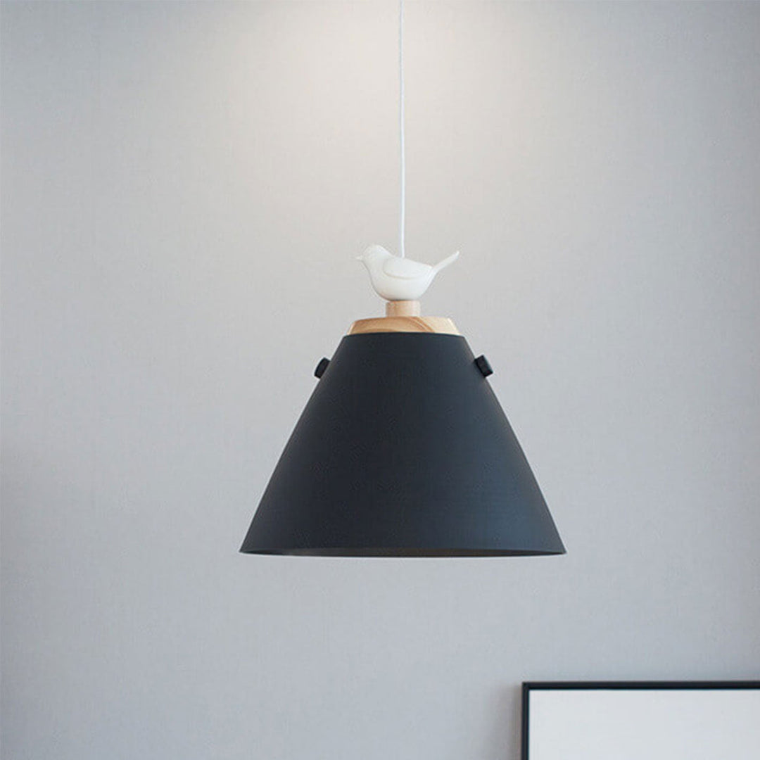 Nordic Aluminum Bird Decorative Ring 1-Light Pendant Light