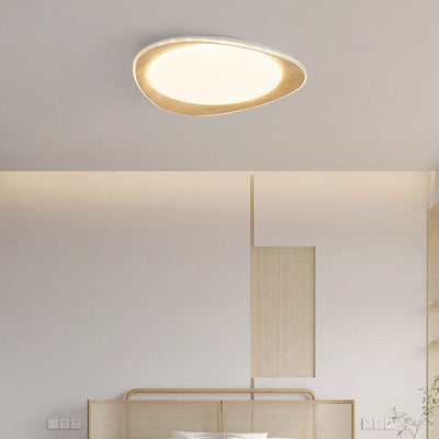 ضوء السقف المثبت بشكل مسطح LED بتصميم حبيبات خشبية حديثة وبسيطة 