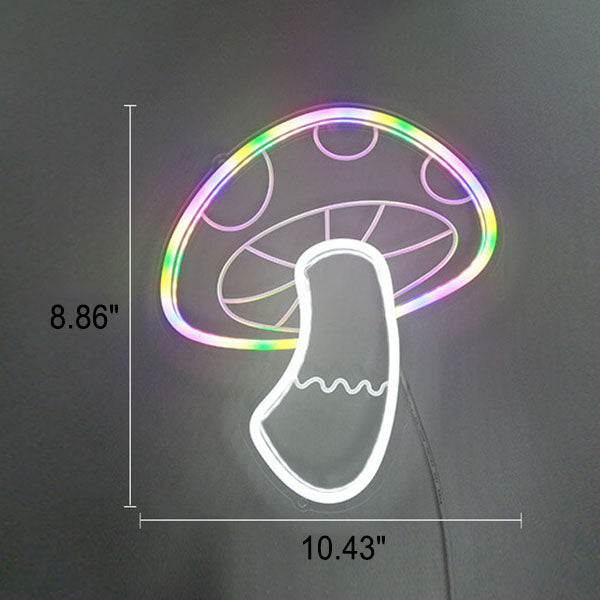 ضوء فطر إبداعي LED USB ضوء نيون زخرفي 