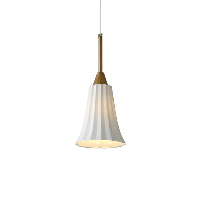 Lámpara colgante de 1 luz con textura cerámica minimalista moderna 