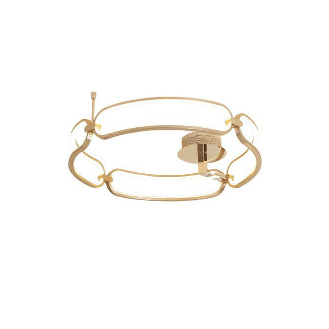 Moderne Einfacher Ring Kombination Design LED Halbeinbauleuchte 
