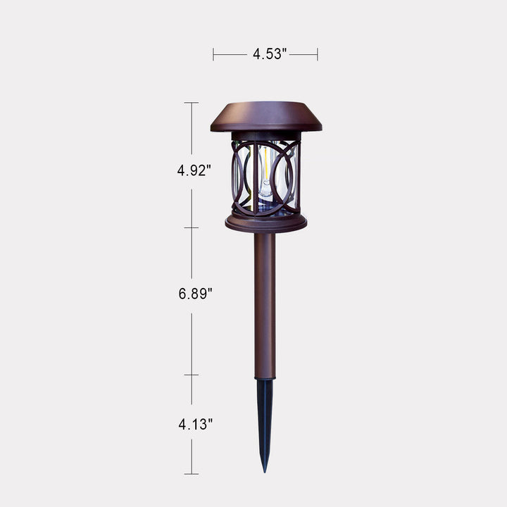 Lumière paysagère à LED solaire décorative pour pelouse extérieure classique moderne 