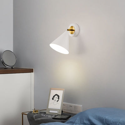 Nordic Minimalist Solid Color Rotatable 1-Light Wall Sconce Lamp