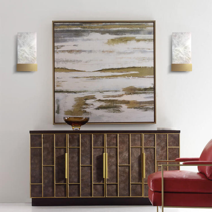 Lampe Applique Murale 1 Lumière en Lucite et Fer de Luxe Nordique 