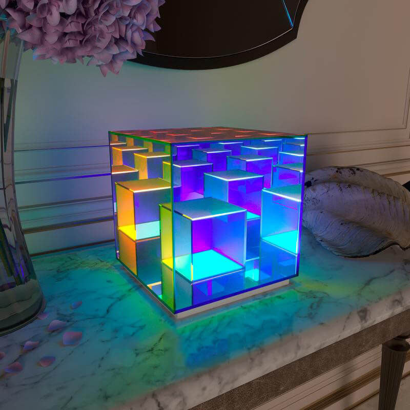 Lampe de table LED Rubik&