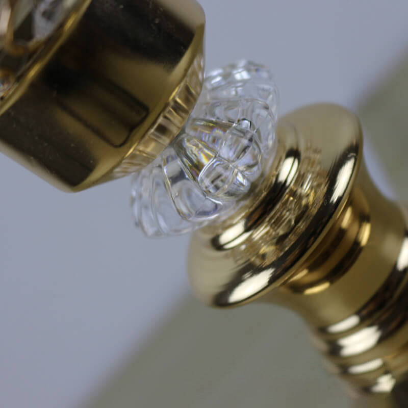 Lampe de Table Artistique à 1 Lumière avec Boule de Cristal de Luxe Européenne 