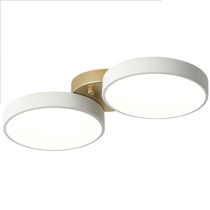 Modern Minimalist Round Iron Acrylic LED Flush Mount Ceiling Light