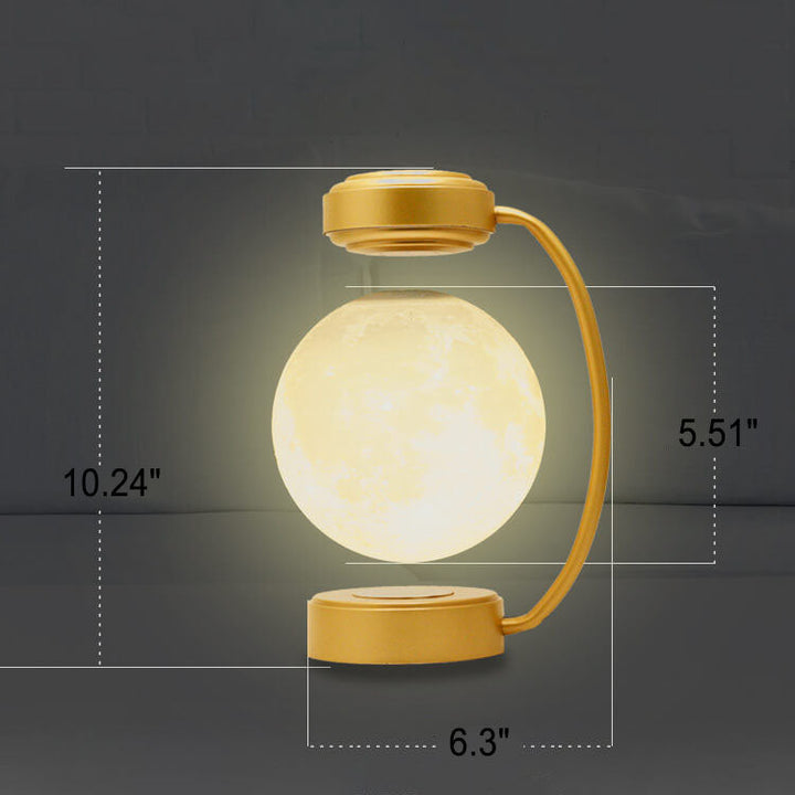Lampe de table décorative LED Lévitation Magnétique Créative Lune 