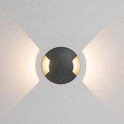 Luz de paisaje insertable en el suelo LED impermeable minimalista moderna 