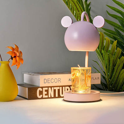 Modern Cartoon Minimalist Hardware 1-Light Melting Wax Table Lamp