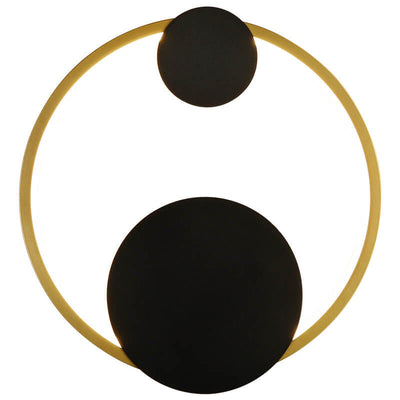 Modern Minimalist Oval Round Ring LED Wall Sconce Lamp