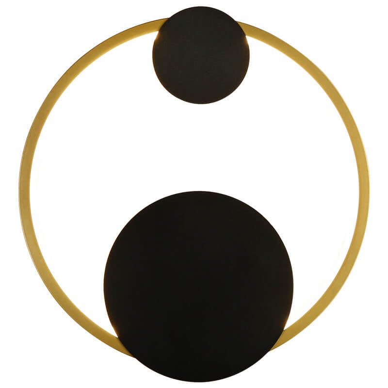 Modern Minimalist Oval Round Ring LED Wall Sconce Lamp