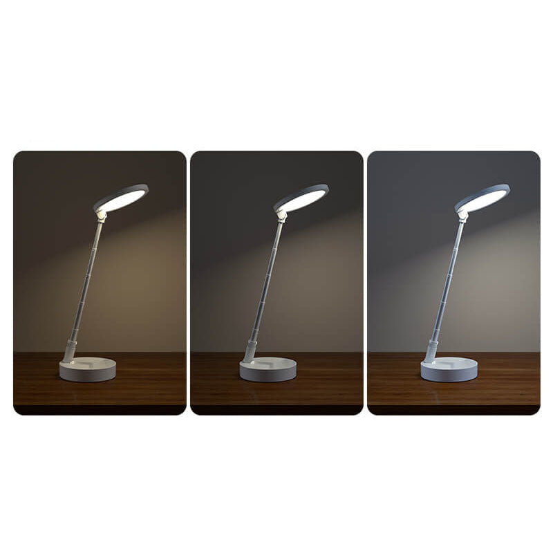 Lampe de table LED pliable rechargeable par USB pour étudiant 