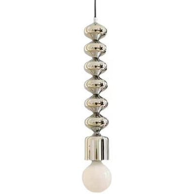 Moderne minimalistische kürbisförmige einfarbige Hardware 1-Licht Pendelleuchte 
