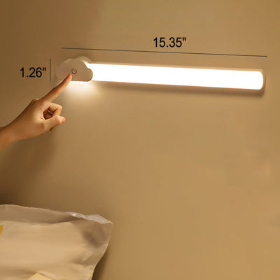 Simple Tube Light Rechargeable LED Eye Protection Wall Sconce Lamp