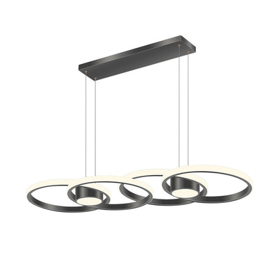 Modern Minimalist Circle Combination Design  Island Light LED Chandelier