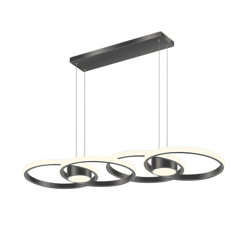 Moderner minimalistischer Kreis-Kombinations-Design-Insellicht-LED-Kronleuchter