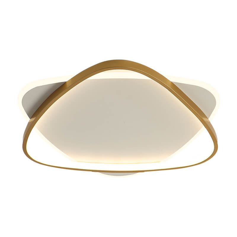 Luz de montaje empotrado LED de acrílico de hierro con triángulo creativo minimalista moderno 