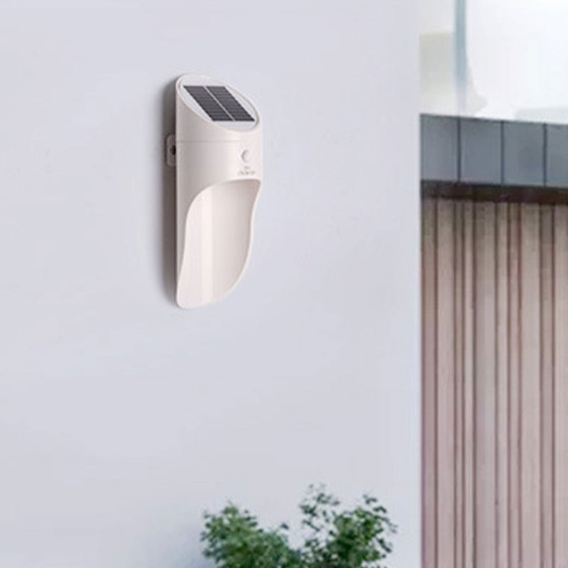 Solar LED Creative Sensor Outdoor Waterproof Wall Sconce Lamp