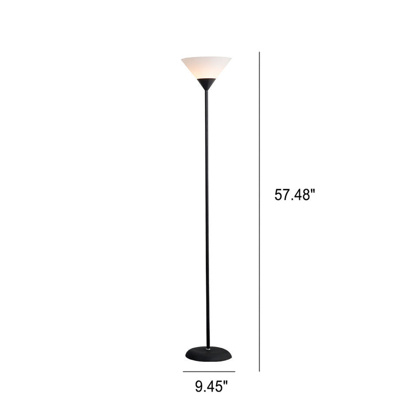 Creative Minimalist Cone Shade 1-Light Standing Floor Lamp