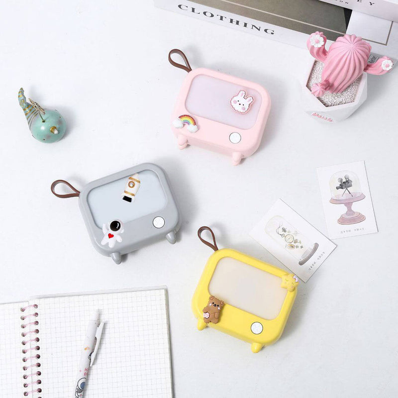 Lámpara de Mesa LED USB Mini TV Creativa para Noche 