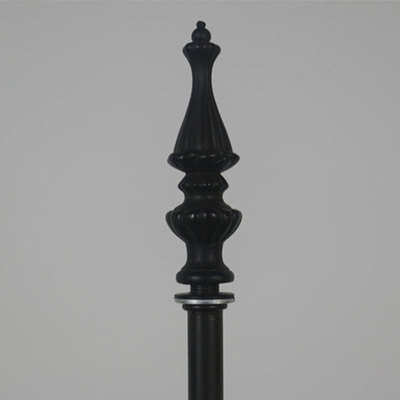 Europäische Tiffany-Pfauenschwanz-Buntglas-Stehlampe mit 2 Leuchten 