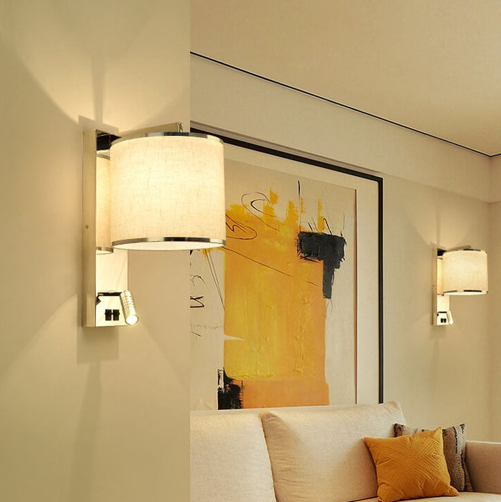 Modern Light Luxury Stainless Steel 1-Light Wall Sconce Lamp