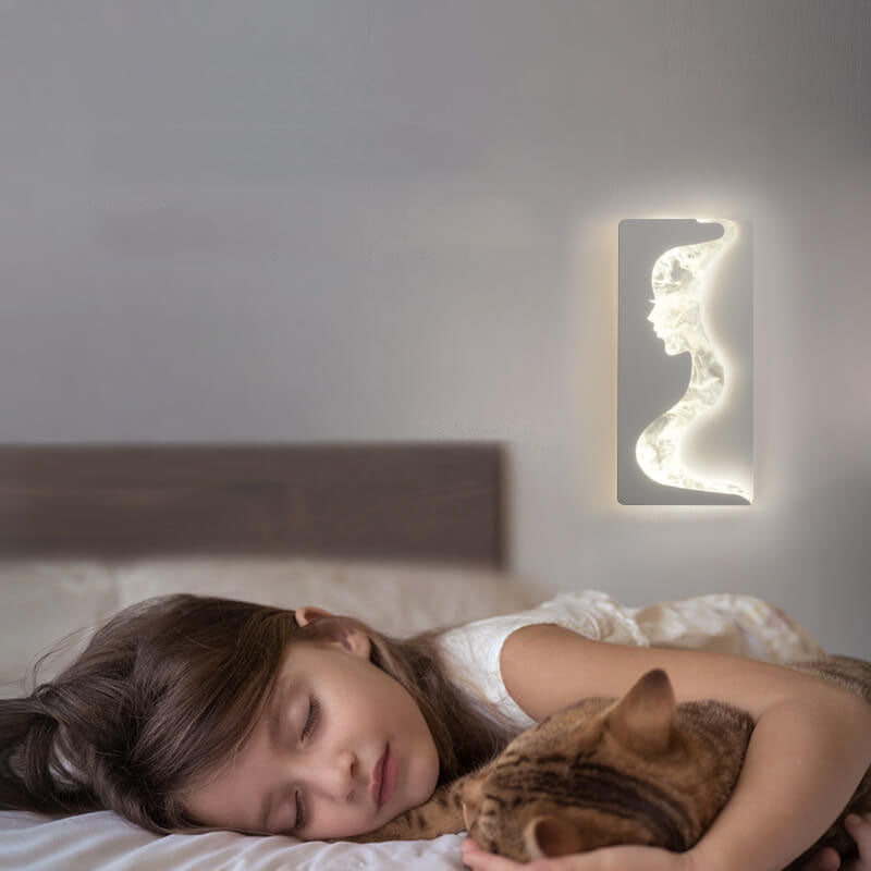 Modern Acrylic Cloudy Beauty LED Wall Sconce Lamp