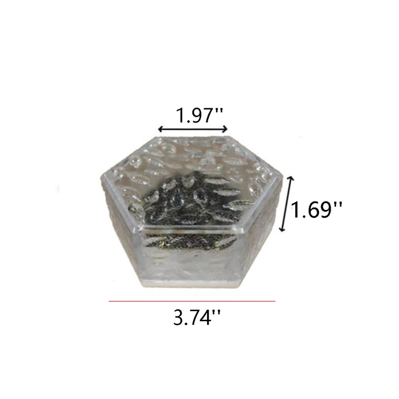 Solar LED Ice Brick Light Lawn Decorative Garden Light