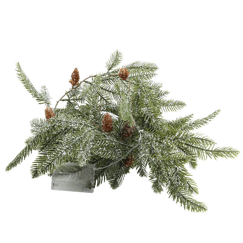 Christmas Pine Needle Pine Cone LED Decorative String Lights