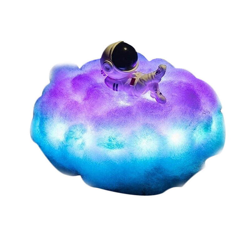 Creative Clouds Lunar Astronaut LED Remote Control Night Light Table Lamp