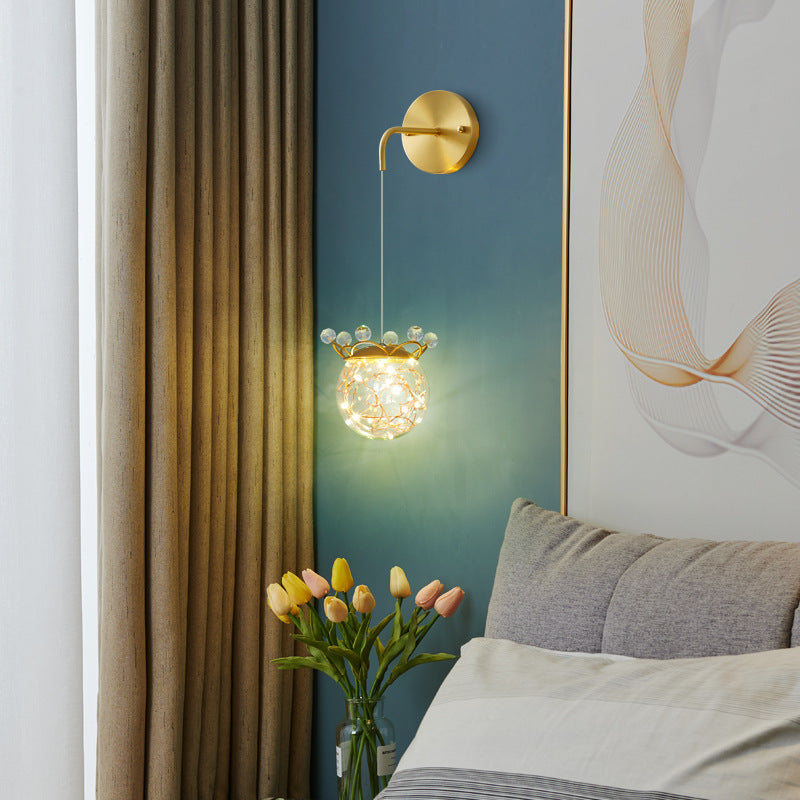 Creative Decorative Gypsophila 1-Light LED Wall Sconce Lamp