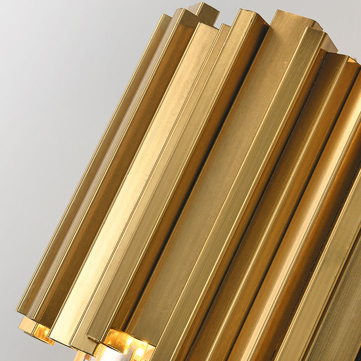 Lámpara de pared de cristal de lujo nórdico de 1 luz 