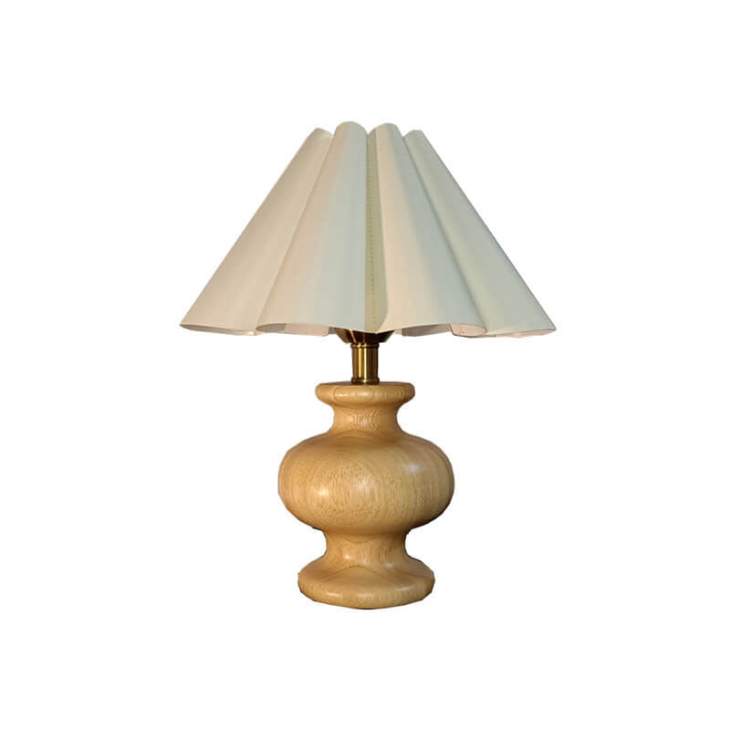 Lampe de Table 1 Lumière en Tissu en Forme de Demi-cercle Minimaliste Japonais 