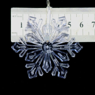 Télécommande flocon de neige guirlande lumineuse à LED clignotante décorative 