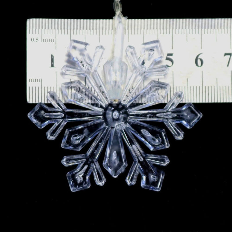 Télécommande flocon de neige guirlande lumineuse à LED clignotante décorative 