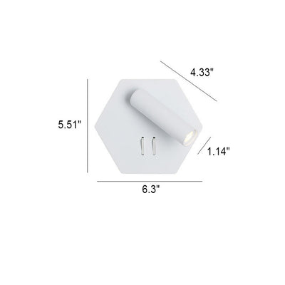 Lampe murale à LED réglable hexagonale Nordic Light Luxury 