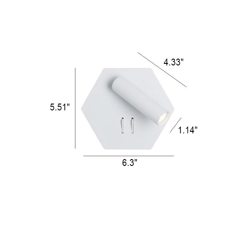 Lampe murale à LED réglable hexagonale Nordic Light Luxury 