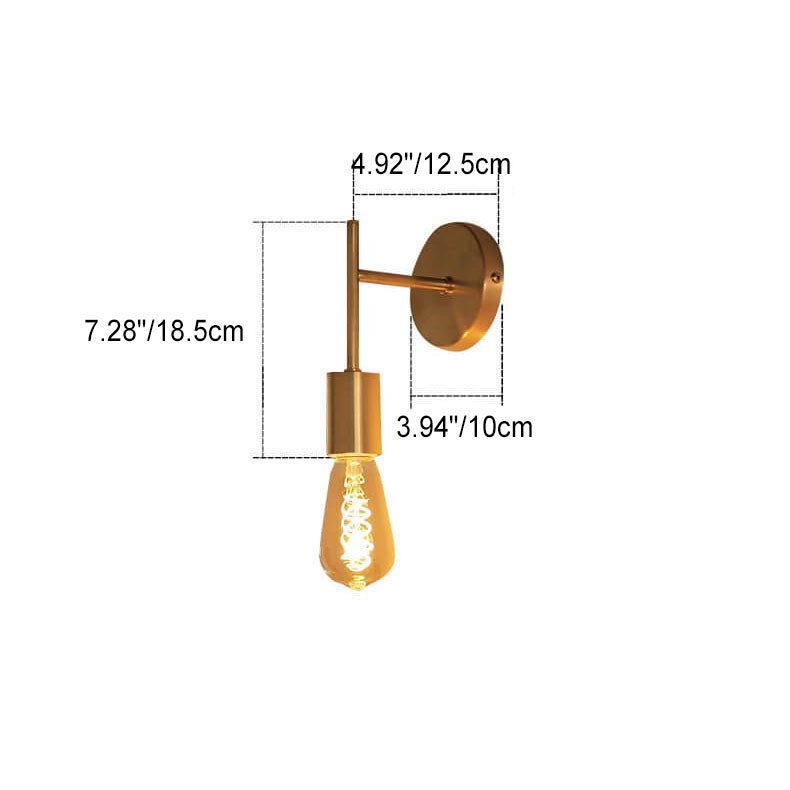 Industrielle Vintage-Eisen-Sanitär-Modellierung, 3-Licht-Wandleuchte