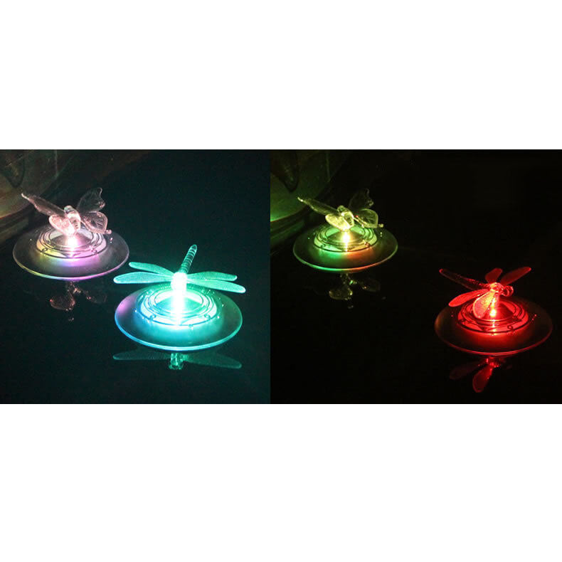 Solar-Wasser-Schwimmlichter für den Außenbereich Bunte Farbverlauf-LED-Garten-dekorative Pool-Lichter 