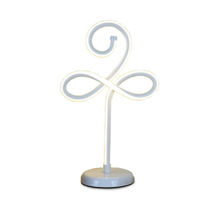Modern Minimalist Flower Aluminum Iron LED Table Lamp