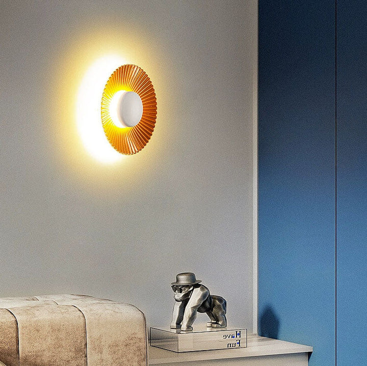 Zeitgenössische kreative Aluminium-Schirm-LED-Wandleuchte für die Küche 