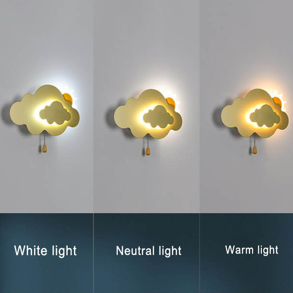 Cartoon Creative Clouds Acrylic LED Wall Sconce Lamp